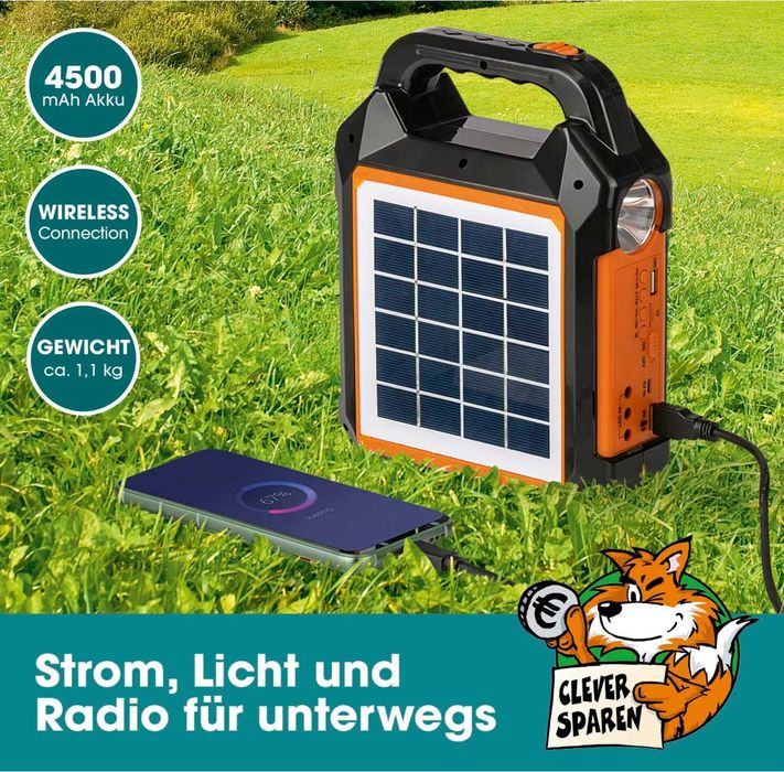EASYmaxx Solar Generator Kit 4500 mAh