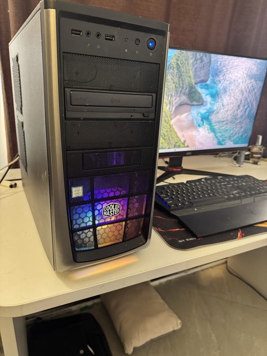 Геймърски компютър i7 7700 / RTX 3060 /32GB RAM / NVMe 256GB / HDD 1TB