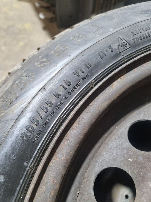 Roti iarna 205/55/R16 RunFlat Jante R16 tabla 5x120 Bmw 7J ET 34