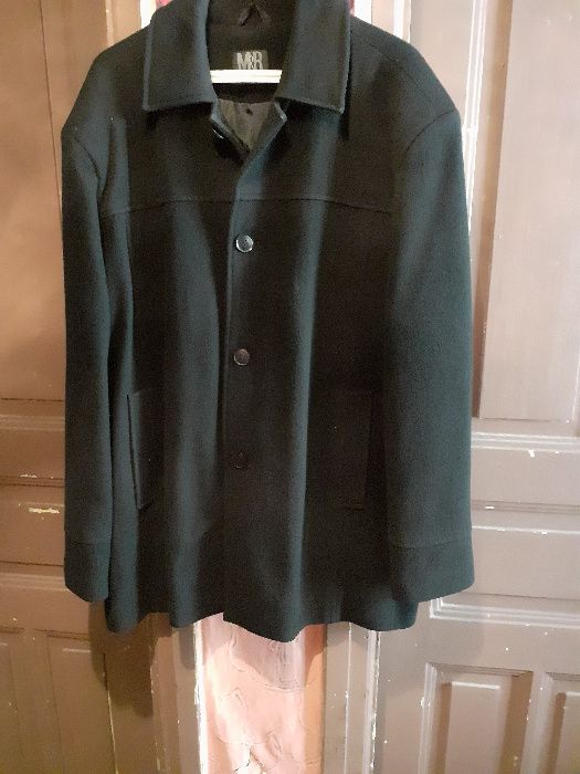 Мъжка шуба от промазан плат с подарък