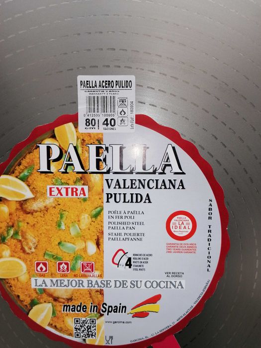 Tigaie Paella 80 cm Spania, Ofertă 329 lei