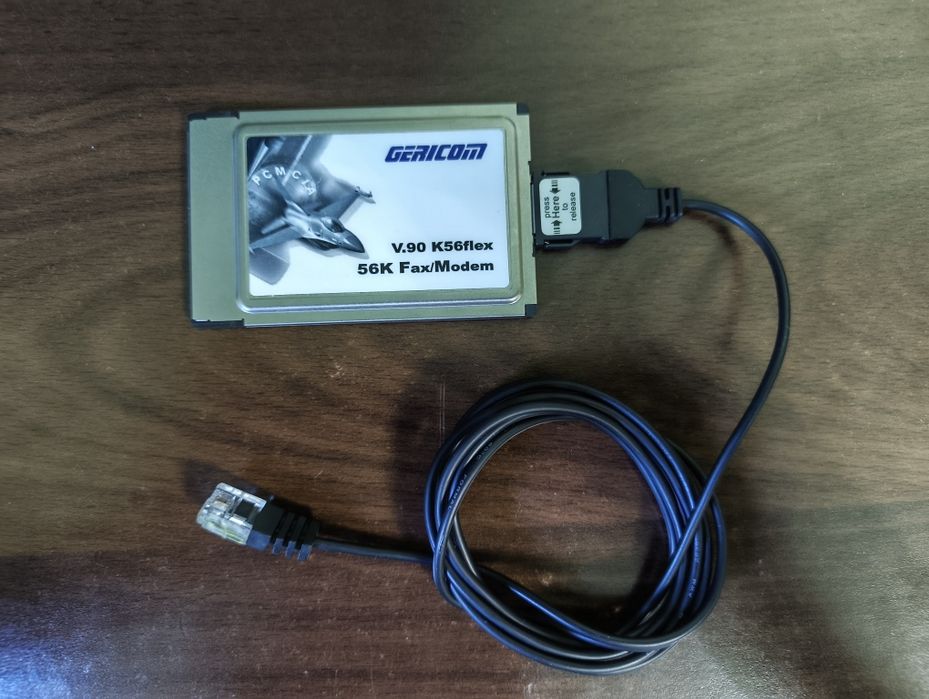 Modem 56K PCMCIA Gericom
