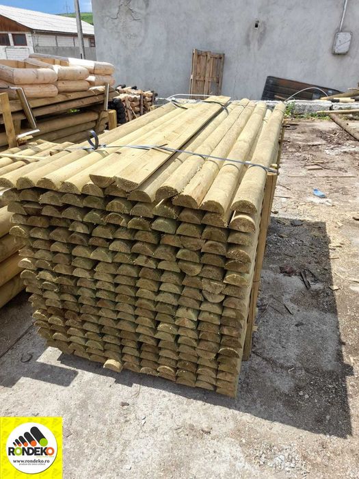 Sipci Semirotunde pentru Garduri