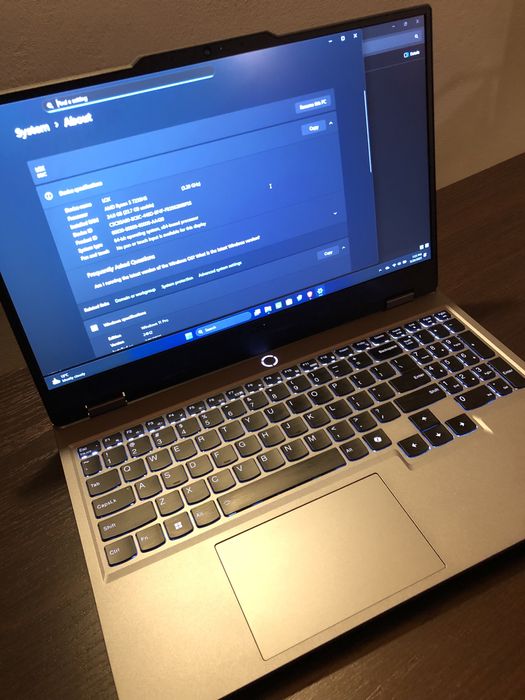 Laptop Lenovo Loq 15ARP9, Ryzen 5 4.2ghz, RTX 3050 6GB, 24 GB, SSD