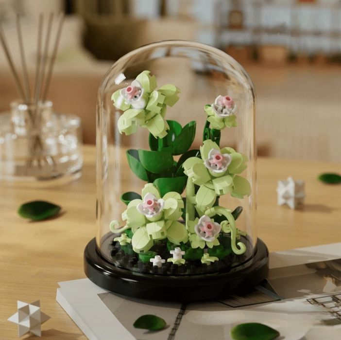 NOU JUCARIE tip lego - Floare Adiere Blanda