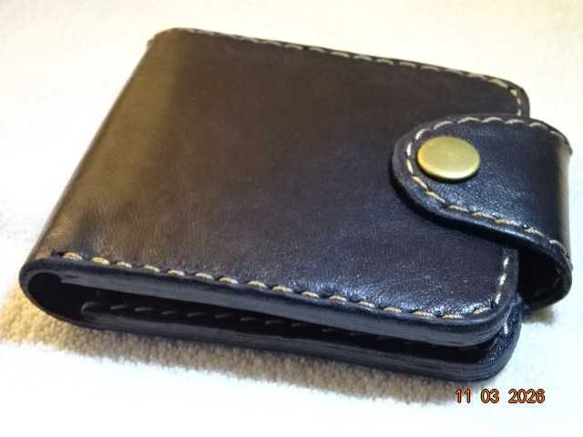 мъжки портфейл от естествена кожа ръчна изработка