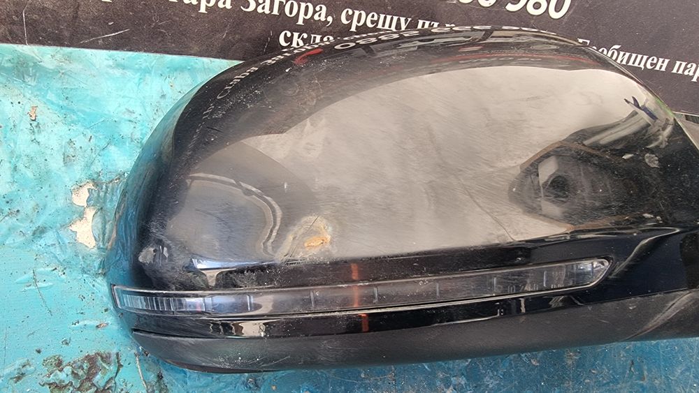 Оригинално дясно огледало за Audi A3 8P Фейслифт (2008-2012) – Черно / Ел. с подгрев