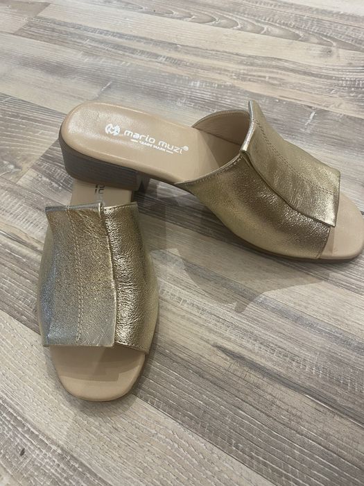 Дамски чехли естествена кожа