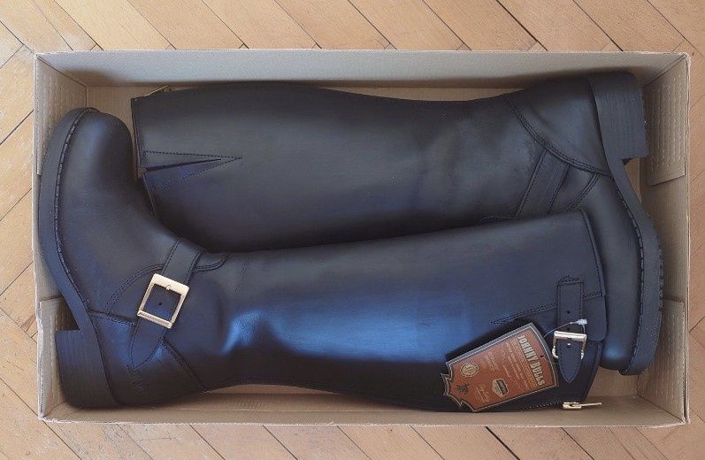 Ботуши естествена кожа 39 номер 25.5 см