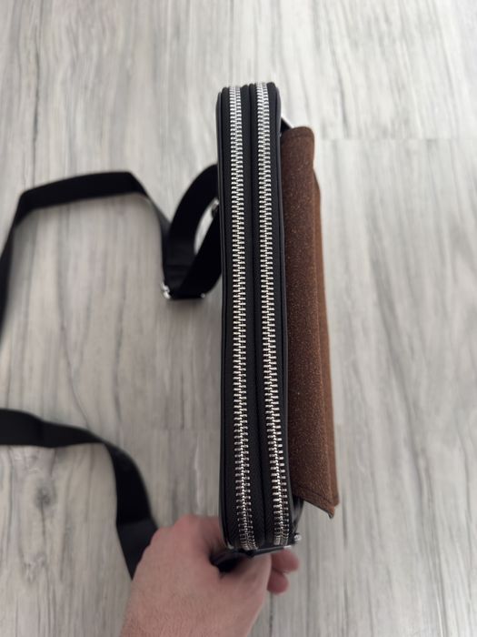 Мъжка кожена чанта GUCCI