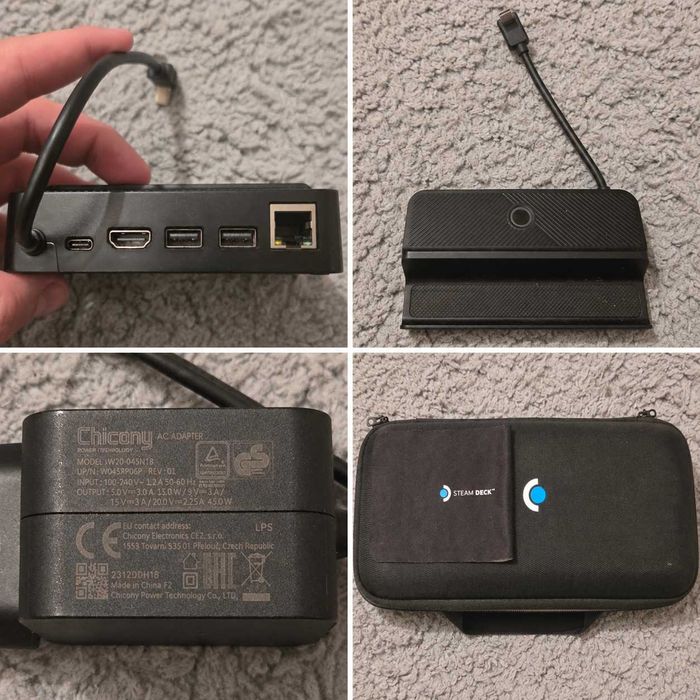 Steam Deck LCD 2TB + 512GB microSD + Dock USB-C + husă + încărcător