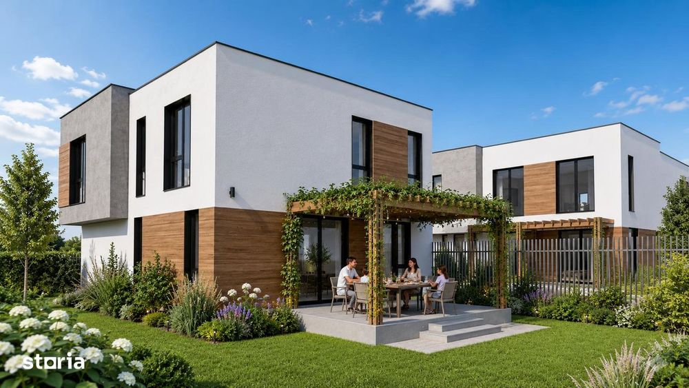 Vila nouă 5 camere | Otopeni Centru | 150 mp utili | Teren 400 mp