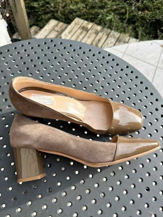 Max Mara Original Size 41.5. 100% Кожа Нови обувки