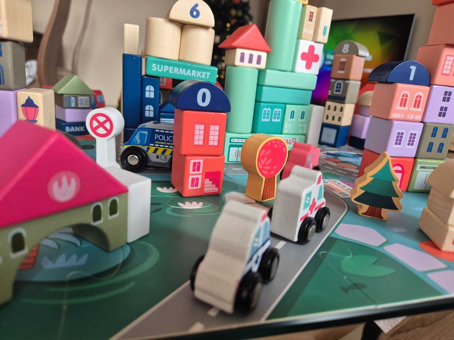 Дървени купчета за редене на град