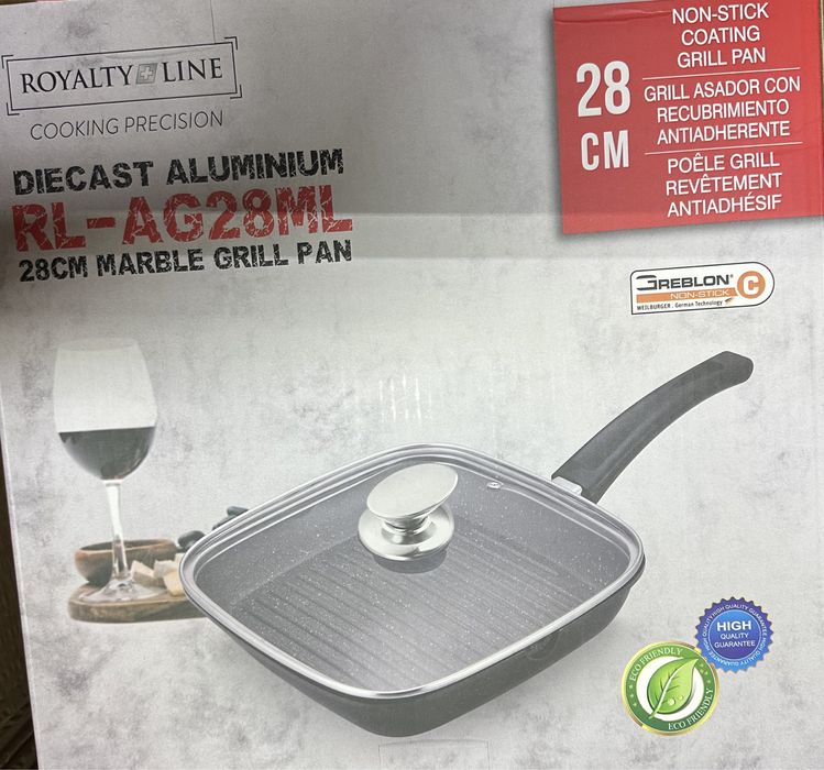 Tigaie grill cu capac