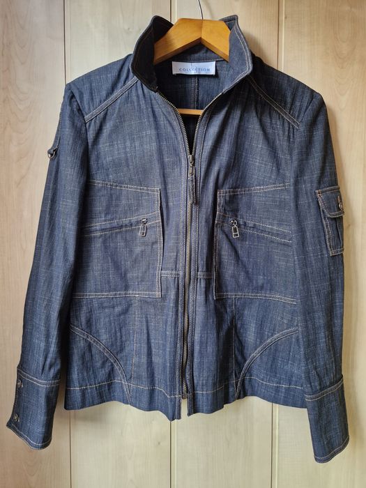 Пиджак джинсовый