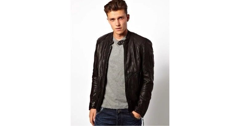 Кожено мъжко яке REPLAY ново 1000% оригинал made in Italy