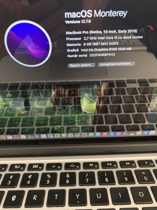 Laptop Apple MacBook Pro Retina intel core i5,8gb ram.Cititi anuntul.