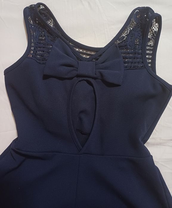 Rochie scurta bleumarin