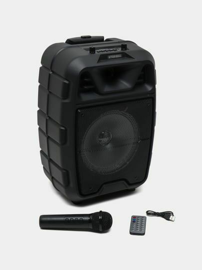 БЕПУЛ Доставка,Караоке bluetooth Колонкалар ZQS8125+Симсиз Микрофон