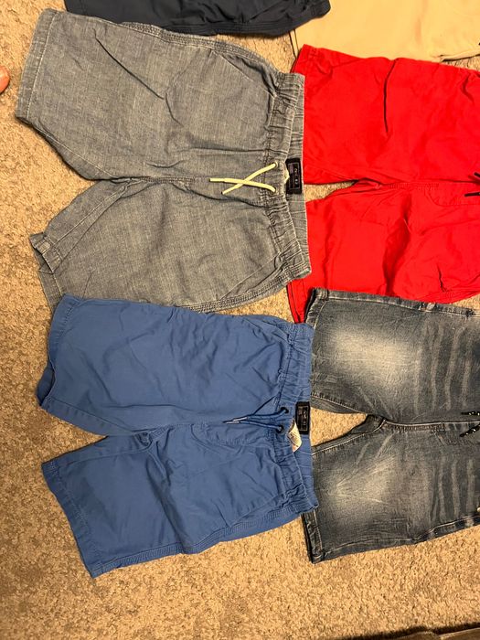 Lot 9 perechi pantaloni scurti marimea 122