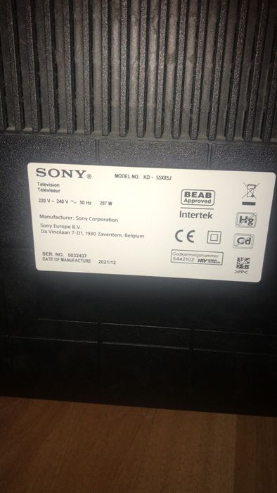 Tv Sony display defect
