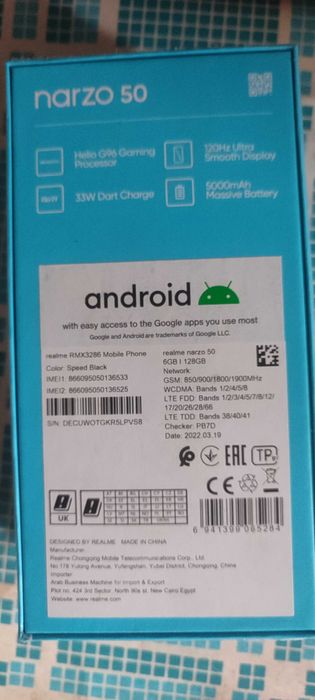 Realme narzo 50 идеальное состояние