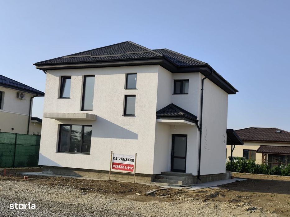 FARA COMISIOANE casa cu 4 camere 3 bai P+1+pod terasa cam tehnica beci
