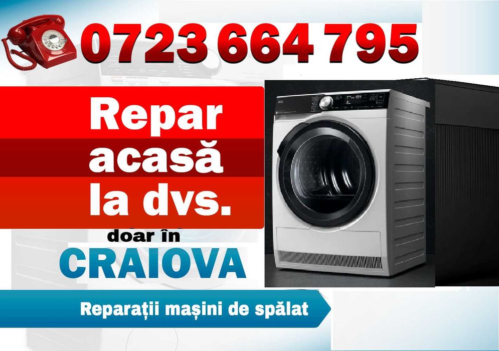 Repar la dvs.ACASA(pe loc) masini de spalat-ARAGAZE.Garant.prof.