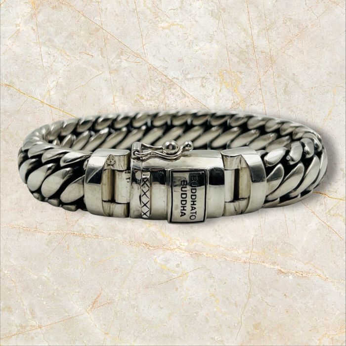 Buddha TO Buddha The BEN medium вечна сребърна гривна