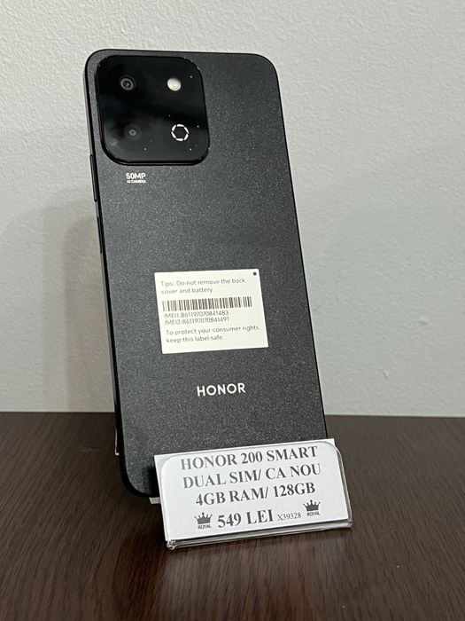 Amanet Royal CB: Honor 200 Smart duos ca nou 4gb ram 128gb