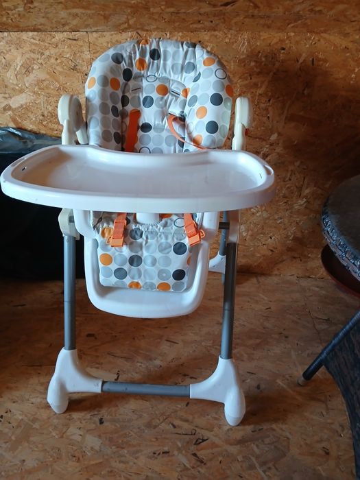 Scaun de masa bebe Kiddo Snack,pliabil si reglabil in înălțime