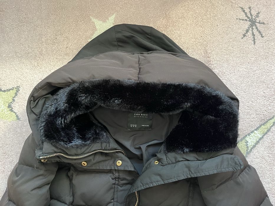 Дамско черно яке Zara