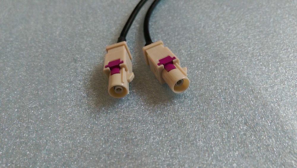 RED WOLF Adattatore Antenna Doppio Fakra Per Auto VW, Skoda, Audi, RNS RCD, Per Radio Dopo Mercato, Cavo 35 Cm