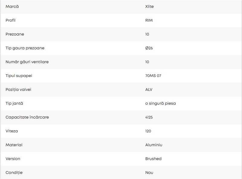 Janta Aluminiu Cap Tractor 9.00x22.5 XLITE ET+153 BRUSHED 26MM