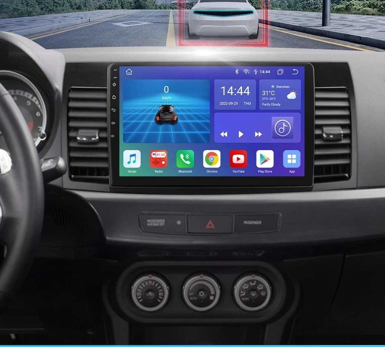 Мултимедия 10" за MITSUBISHI LANCER 10 Android 14 CARPLAY навигация