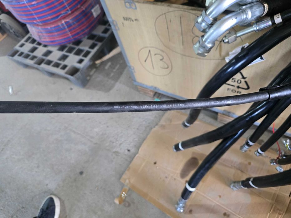 Furtun Hidraulic Sumitomo Riko 3/8" - 1.5m - 70 Bar - NOU - Sertizat Fabrica