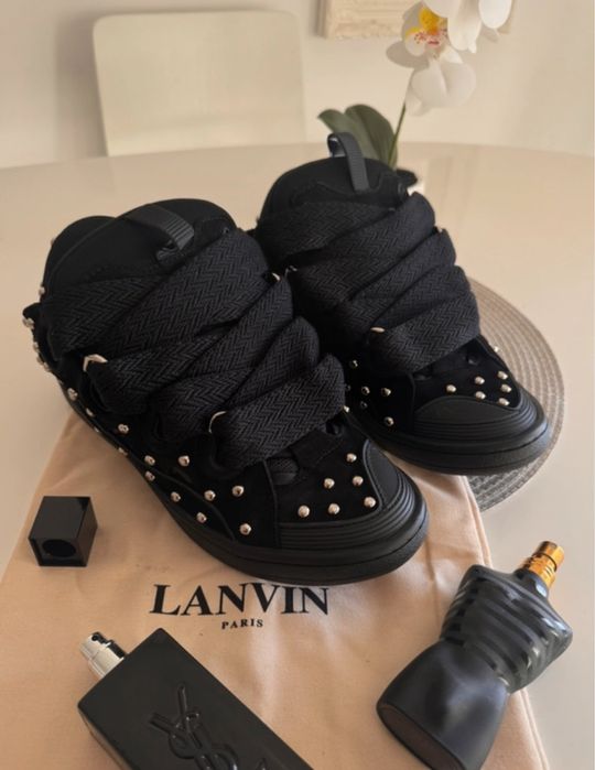 Lanvin curb sneakers