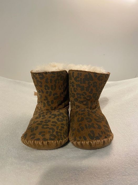 Бебешки ботушки UGG Baby Cassie Leopardo 18 номер 6-12 месеца