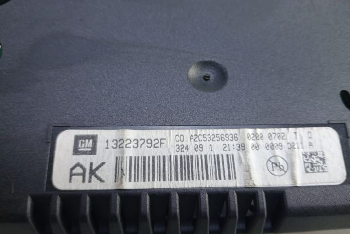 Display bord 13223792f Opel Insignia A