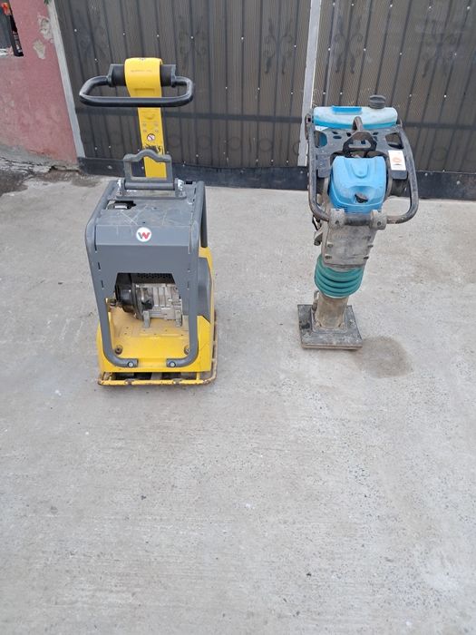 Mai compactor/Talpă compactorare/Betoniera/Picamere/Bene moloz/bobcat
