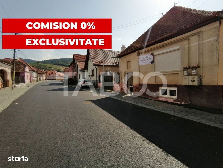 Comision 0% Casa de vanzare 4 camere 2 bai teren 266 mp Saliste Sibiu
