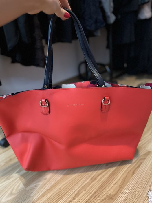 Geanta tommy hilfiger, shopper bag