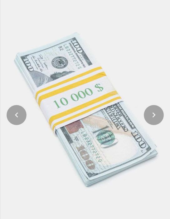 Пачка сувенирных денег, доллары
Dollar