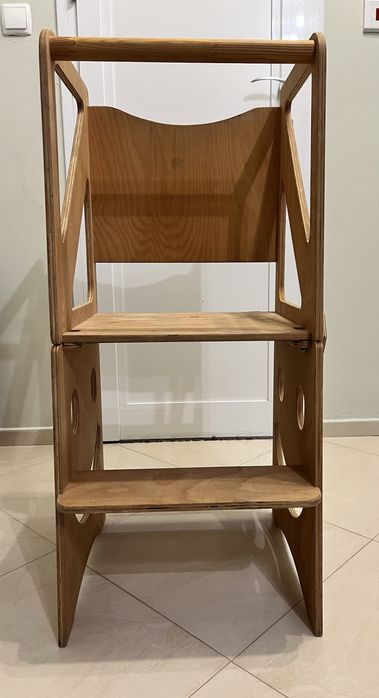 Детска кула Монтесори с пързалка