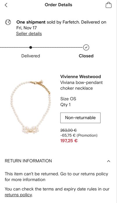 Vivienne Westwood колие