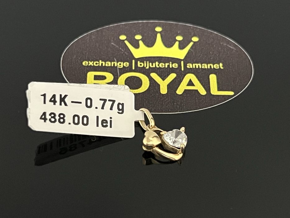 Bijuteria Royal CB : Pandant aur 14k 0,77 grame