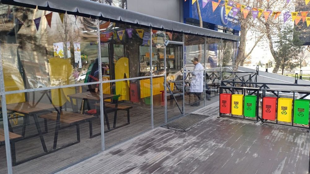 Установка банер салофан