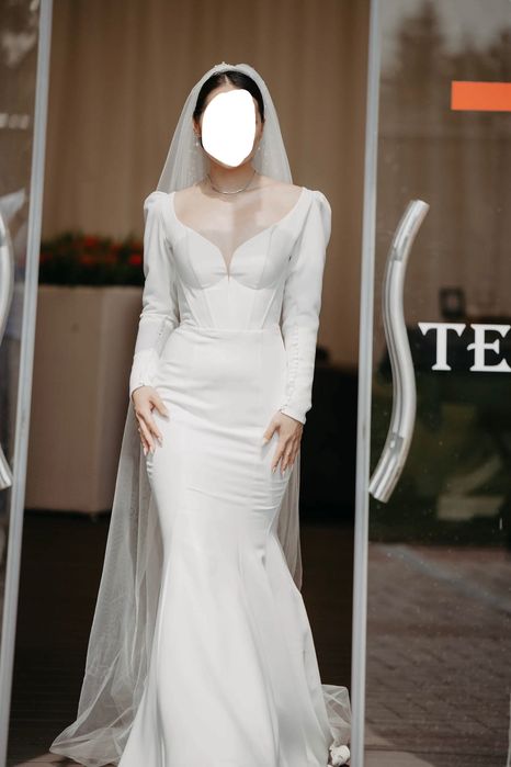 Свадебное платье классическое