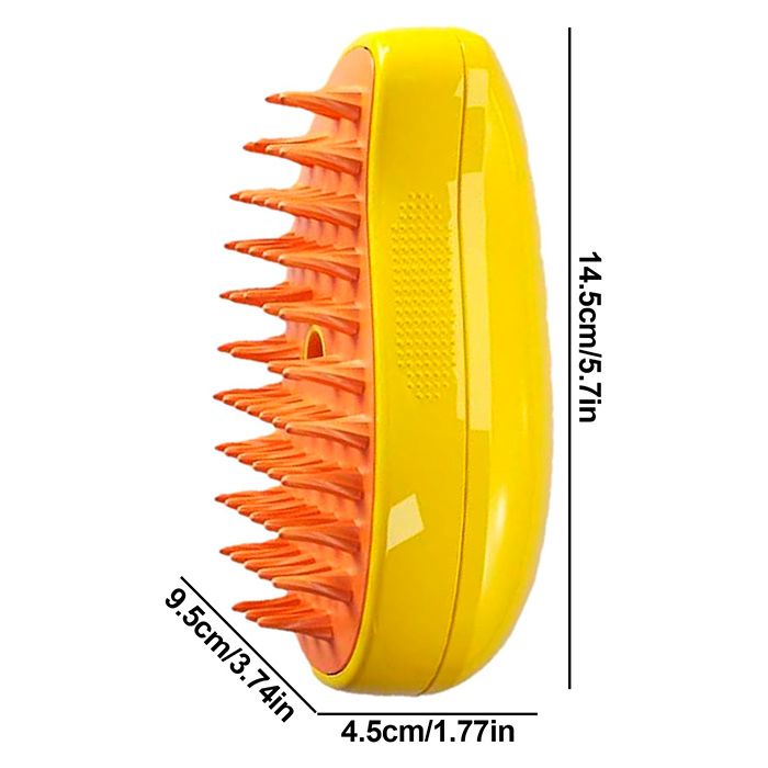 Perie cu abur pentru pisici-caini / 2 buc